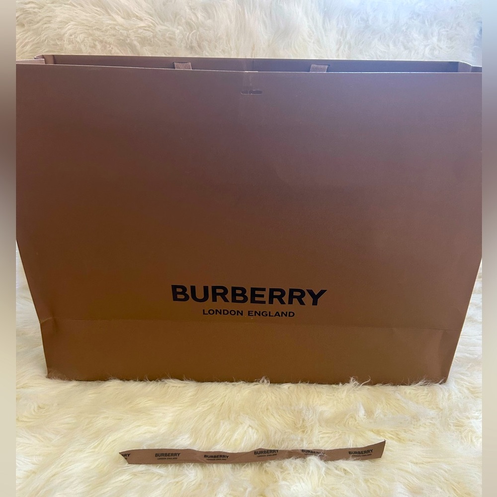Burberry Paper Shopping Tote